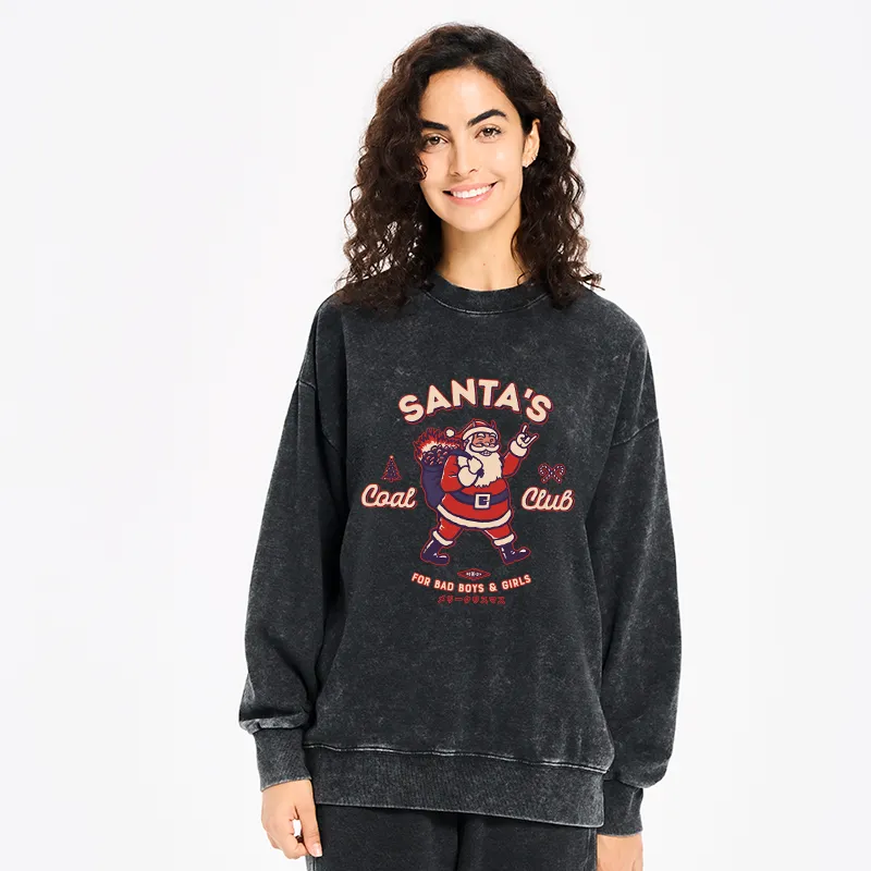 Tokyo-Tiger Santa's Coal Club Japan Washed Sweatshirt