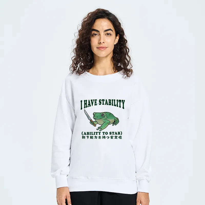 Tokyo-Tiger Mentally Stable Assassin Frog Sweatshirt