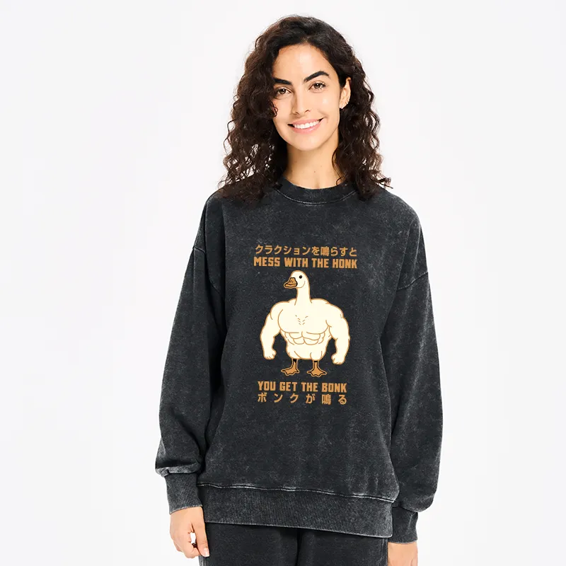 Tokyo-Tiger Strong Goose Japanese Washed Sweatshirt