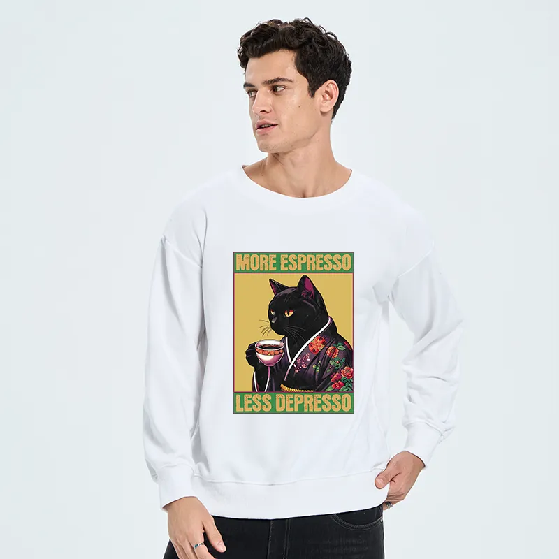 Tokyo-Tiger Up Caffeine Down Depression Sweatshirt