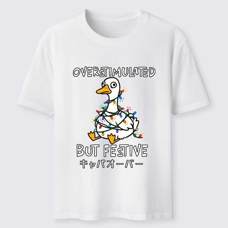 Tokyo-Tiger Funny Excited Christmas Goose Classic T-Shirt Sale