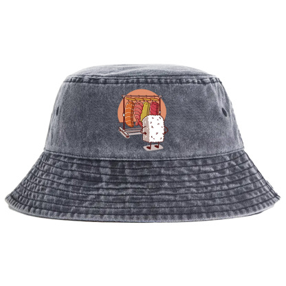 Tokyo-Tiger Which One Should I Wear Today Washed Bucket Hat