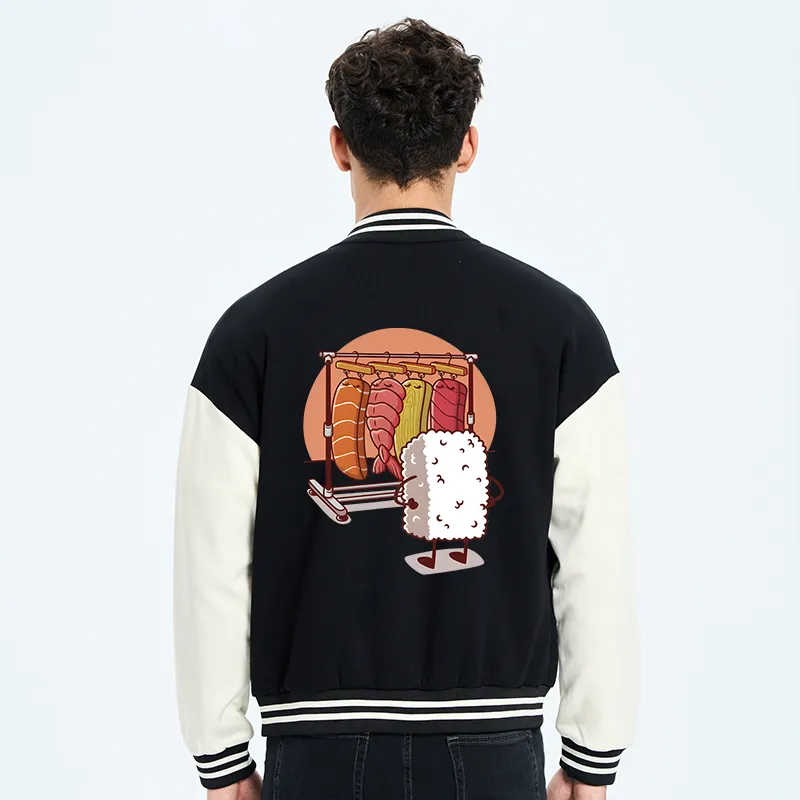 Tokyo-Tiger Which One Should I Wear Today Embroidery Varsity Jacket