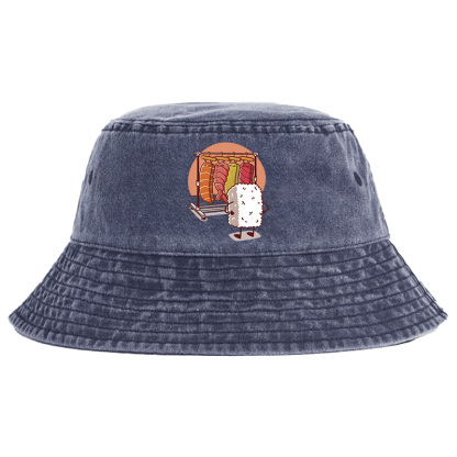 Tokyo-Tiger Which One Should I Wear Today Washed Bucket Hat