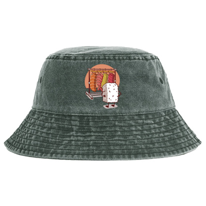 Tokyo-Tiger Which One Should I Wear Today Washed Bucket Hat
