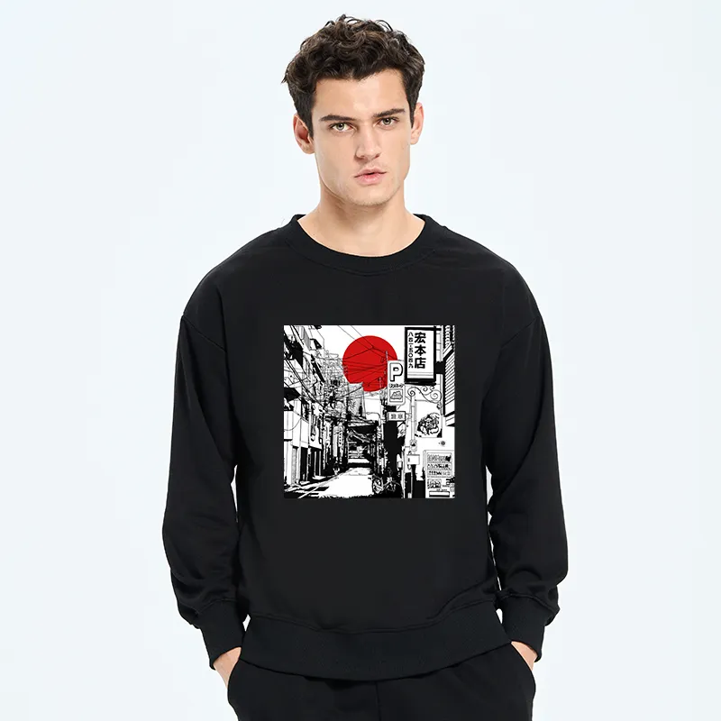 Tokyo-Tiger Sunrise On The Street Sweatshirt