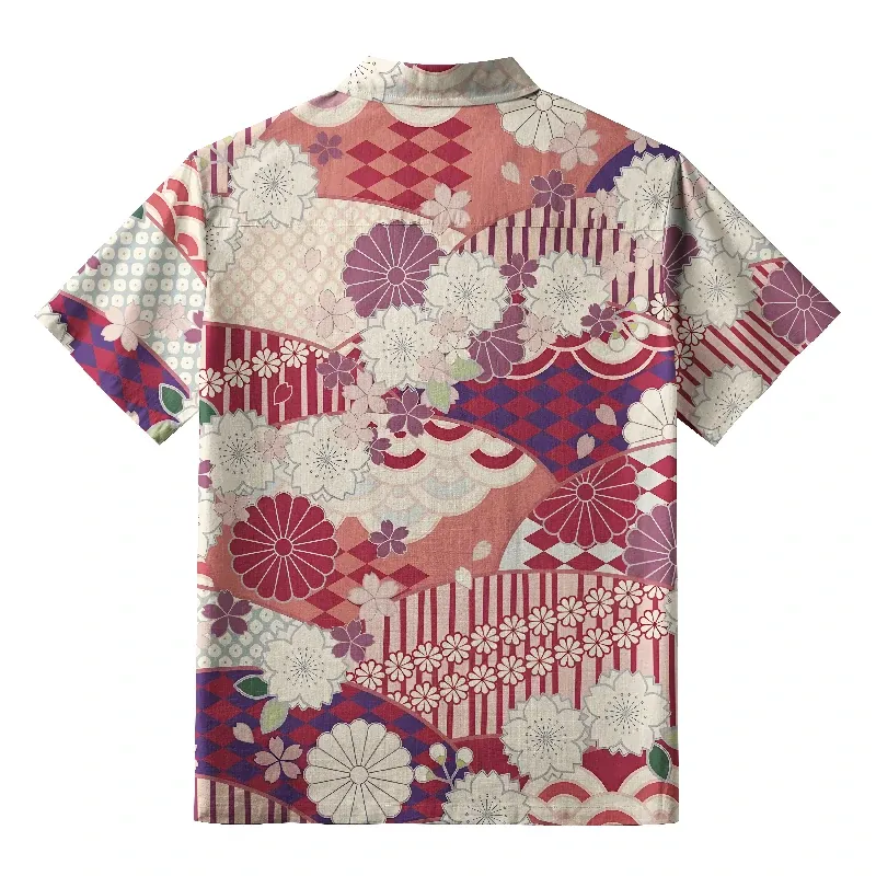 Tokyo-Tiger A Floral Fusion Aloha Hawaiian Shirt