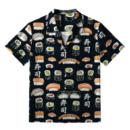 Tokyo-Tiger Delicious Sushi Aloha Hawaiian Shirt