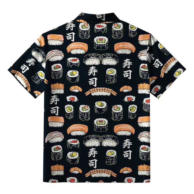 Tokyo-Tiger Delicious Sushi Button-up Shirt