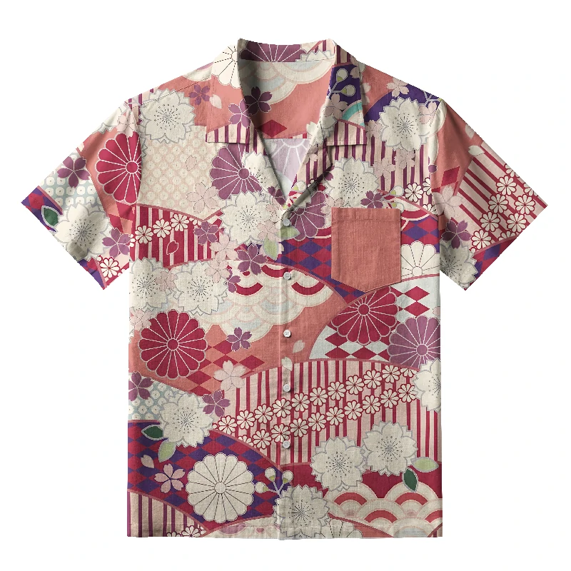 Tokyo-Tiger A Floral Fusion Aloha Hawaiian Shirt