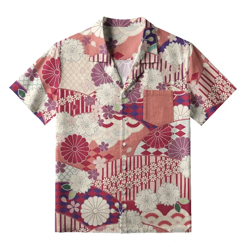 Tokyo-Tiger A Floral Fusion Aloha Hawaiian Shirt Sale