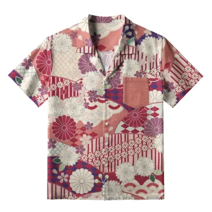 Tokyo-Tiger A Floral Fusion Aloha Hawaiian Shirt