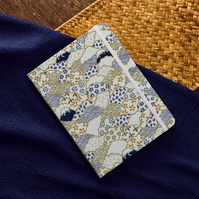 Tokyo-Tiger Blossoms Silhouettes Notebook