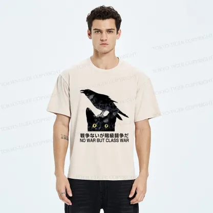 Tokyo-Tiger No War But Class War Washed T-Shirt