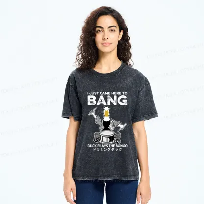 Tokyo-Tiger Drumming Duck Washed T-Shirt