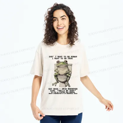 Tokyo-Tiger I Just Want To Be A Frog Washed T-Shirt