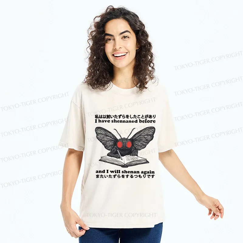 Tokyo-Tiger I Will Shenan Again Washed T-Shirt