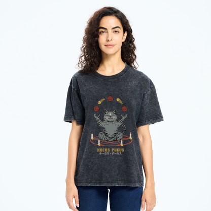 Tokyo-Tiger Hocus Pocus Washed T-Shirt