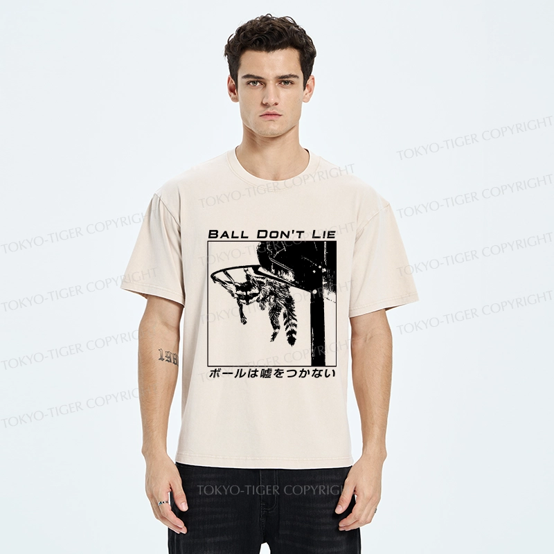 Tokyo-Tiger The Ball Doesn't Lie Washed T-Shirt