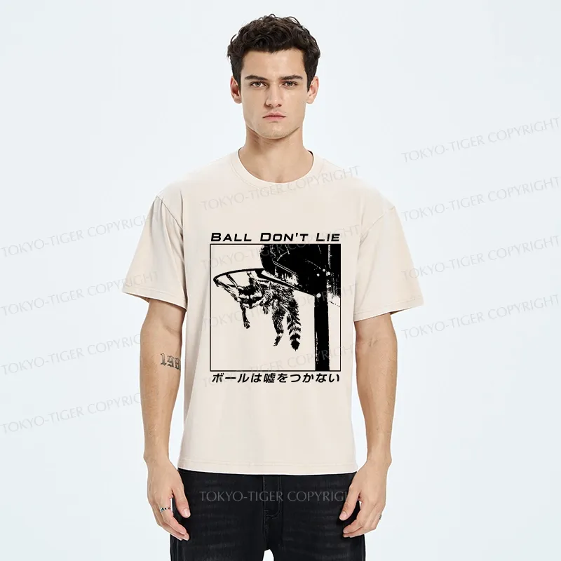 Tokyo-Tiger The Ball Doesn't Lie Washed T-Shirt
