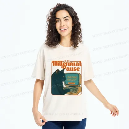 Tokyo-Tiger Millennial Pause Washed T-Shirt