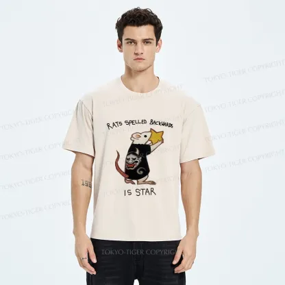 Tokyo-Tiger Rats Spelled Backwards Is Star Funny Washed T-Shirt