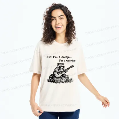 Tokyo-Tiger I'm A Weirdo Funny Washed T-Shirt