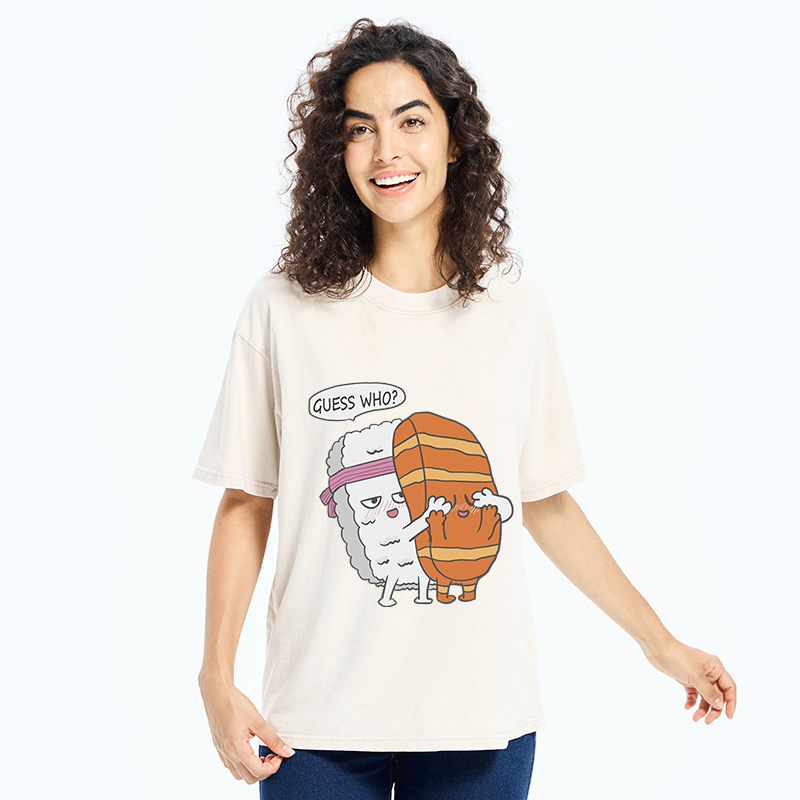 Tokyo-Tiger Guess Who I Am Washed T-Shirt