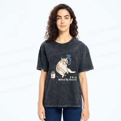 Tokyo-Tiger I Exist Without My Consent Washed T-Shirt