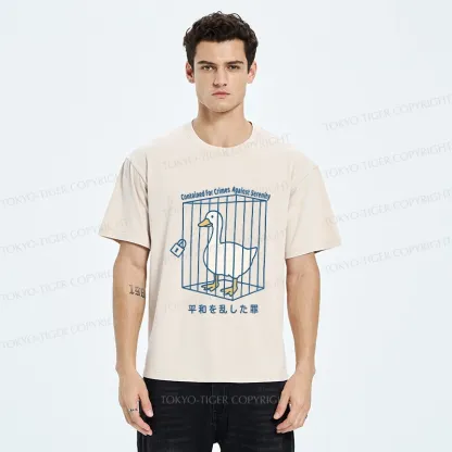 Tokyo-Tiger Arrested Criminal Goose Washed T-Shirt
