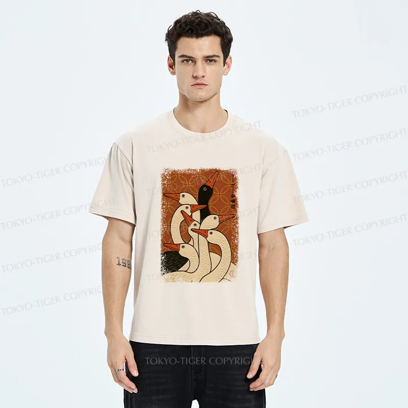 Tokyo-Tiger The Goose Choir Washed T-Shirt