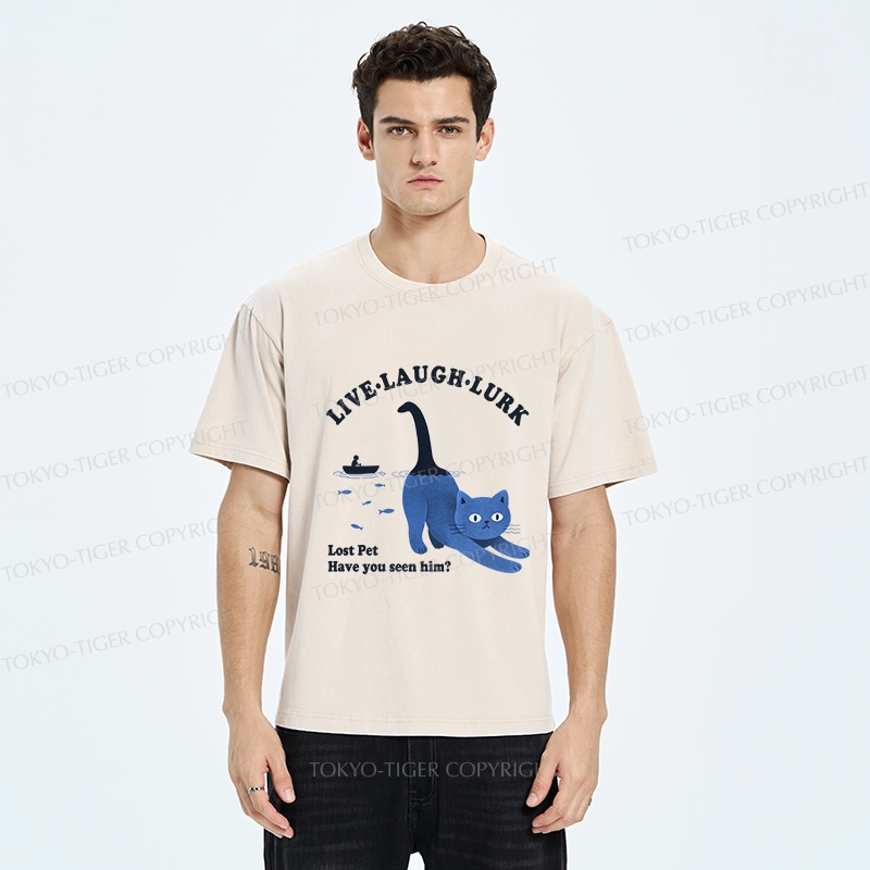Tokyo-Tiger Have You Seen My Pet Washed T-Shirt