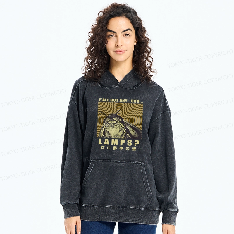 Tokyo-Tiger Moth Obsessed With The Light Washed Hoodie