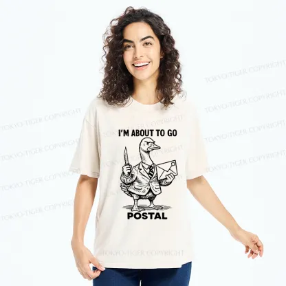 Tokyo-Tiger I'm About To Go Postal Washed T-Shirt