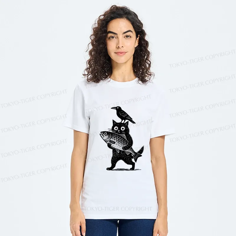 Tokyo-Tiger Black Animals Funny Classic T-Shirt