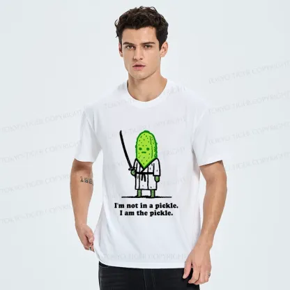 Tokyo-Tiger Funny Cucumber Samurai Classic T-Shirt