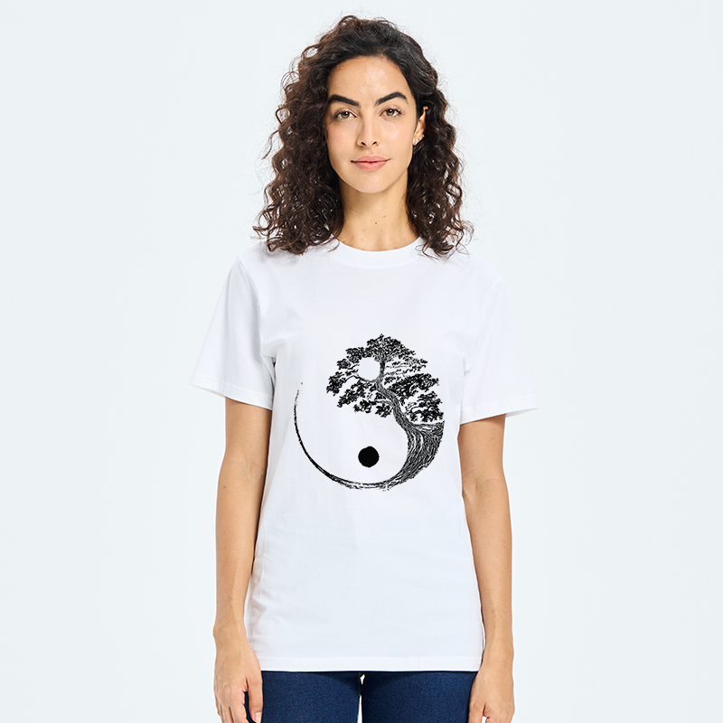 Tokyo-Tiger Yin-Yang Tai Chi Tree Classic T-Shirt