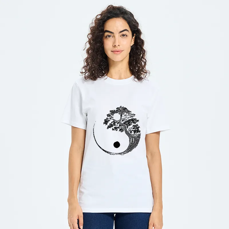 Tokyo-Tiger Yin-Yang Tai Chi Tree Classic T-Shirt