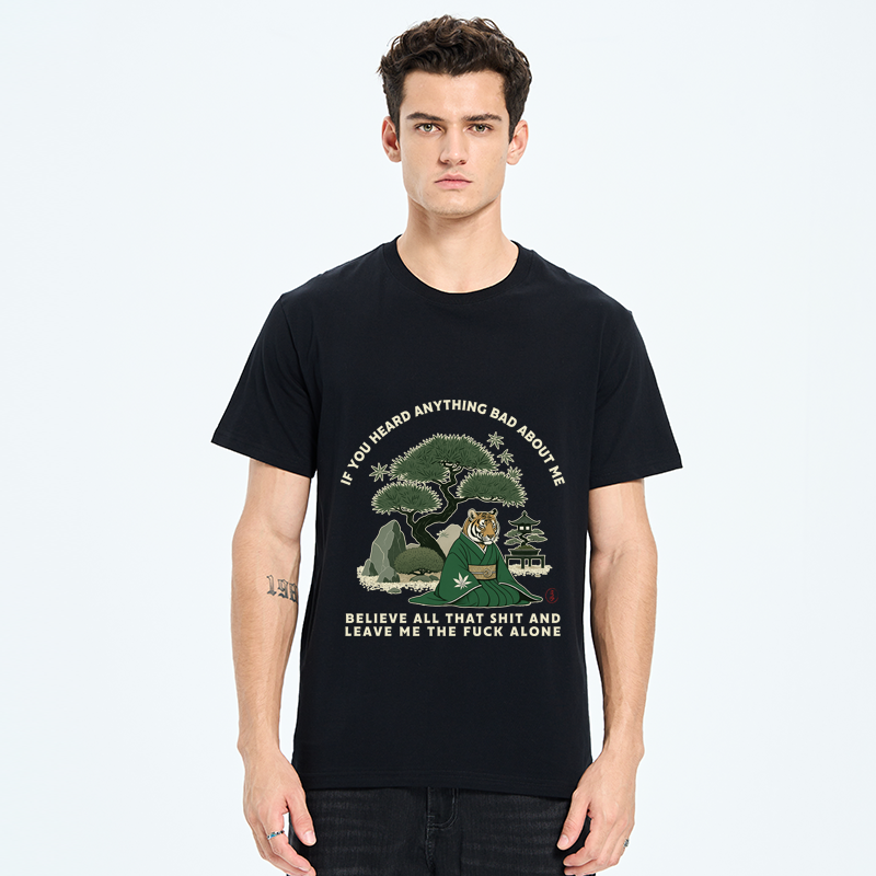 Tokyo-Tiger Funny Ukiyoe Tiger Samurai Zen Classic T-Shirt