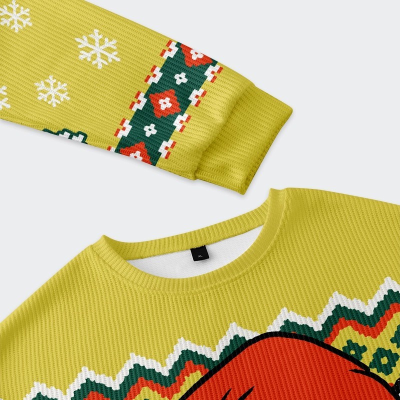 Tokyo-Tiger Santa Cat Funny Christmas Ugly Sweatshirt