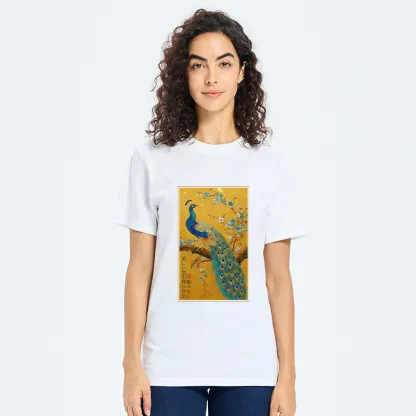 Tokyo-Tiger The Peacock's Silent Elegance Classic T-Shirt