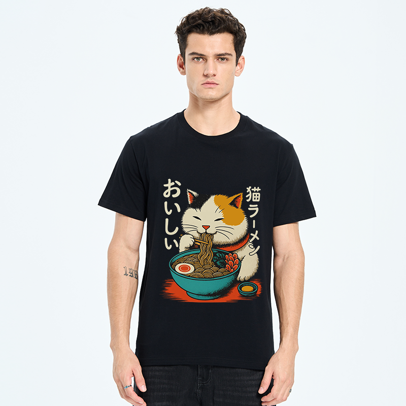 Tokyo-Tiger Cute Eat Eating Japanese Ramen Classic T-Shirt