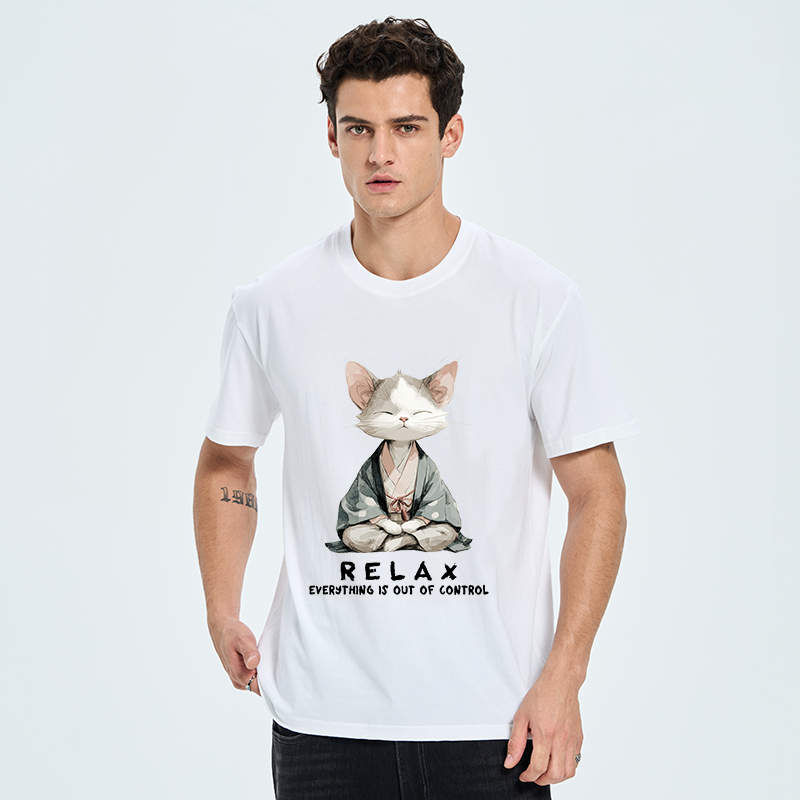 Tokyo-Tiger Zen Cat Relaxation，Everything's Out Of Control Classic T-Shirt
