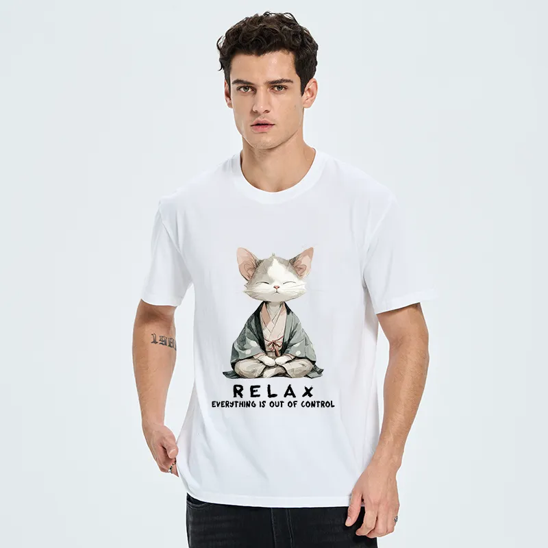 Tokyo-Tiger Zen Cat Relaxation，Everything's Out Of Control Classic T-Shirt