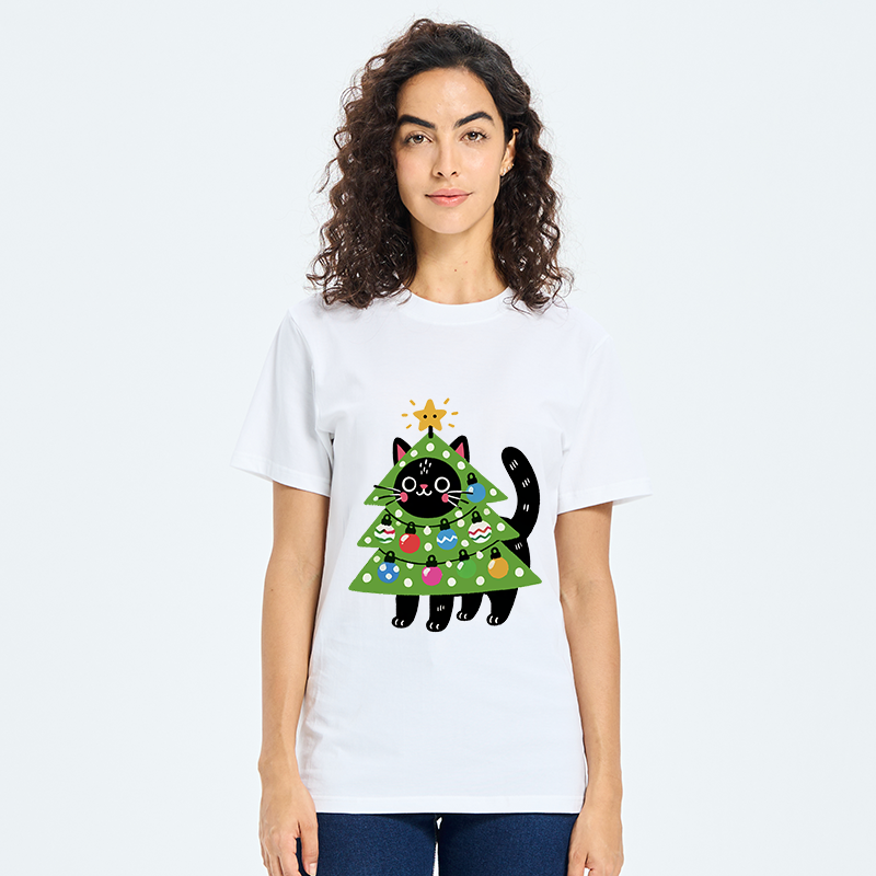 Tokyo-Tiger Christmas Tree Cat Classic T-Shirt