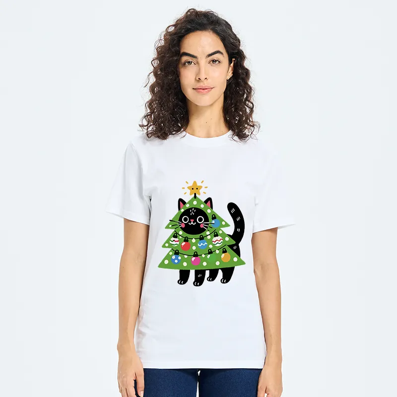 Tokyo-Tiger Christmas Tree Cat Classic T-Shirt