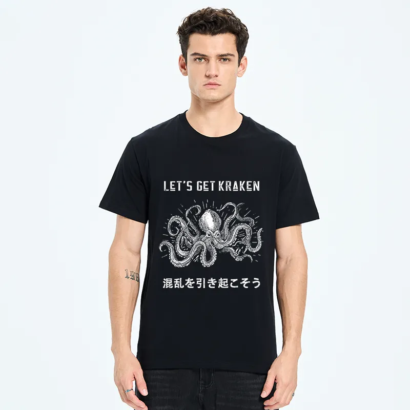 Tokyo-Tiger Funny Octopus：Let’s Get Kraken Classic T-Shirt