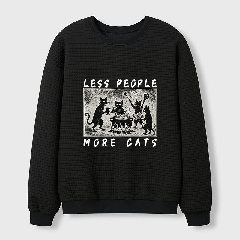 Tokyo-Tiger Cat Sacrifice Ceremony Waffle Sweatshirt