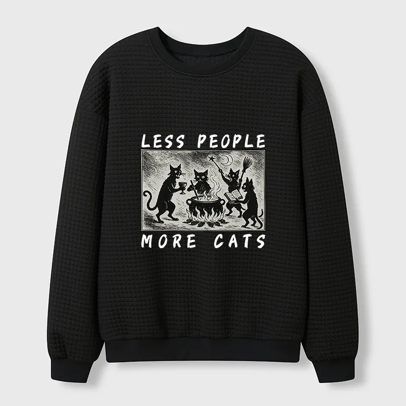 Tokyo-Tiger Cat Sacrifice Ceremony Waffle Sweatshirt