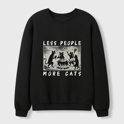 Tokyo-Tiger Cat Sacrifice Ceremony Waffle Sweatshirt